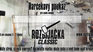 Darčekový poukaz na Rozbíjačka Classic - zažito