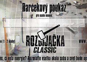 Darčekový poukaz na Rozbíjačka Classic - zažito