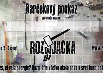 Darčekový poukaz na rozbíjačku | zazito.ooo